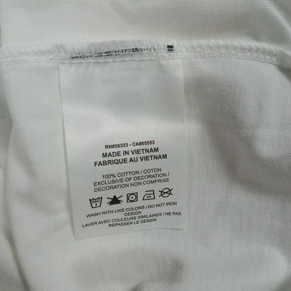 NWT Nike Shirt Kid's Size Large White Rainbow Just Do It Sportswear Cotton Tee - Picture 4 of 5